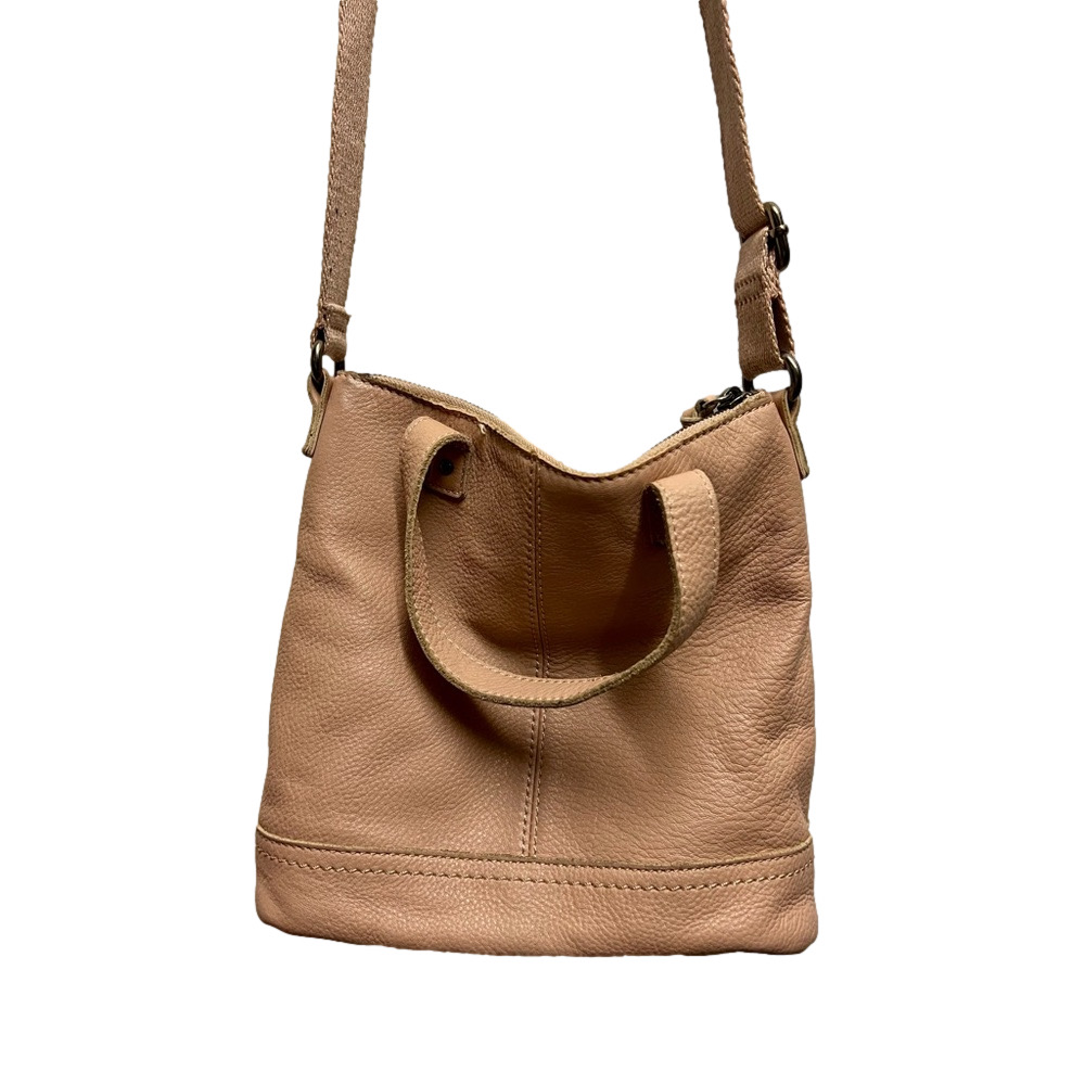 The Sak Tan Leather Crossbody/Shoulder Bag